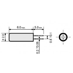 QUARTZ 0.0384 MHZ HC26