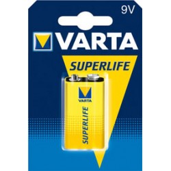 VARTA 6LR61 - 1 PILE SALINE SUPERLIFE 9V