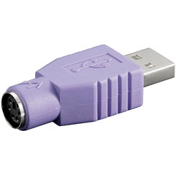 ADAPTATEUR USB A MALE / MINI DIN FEMELLE