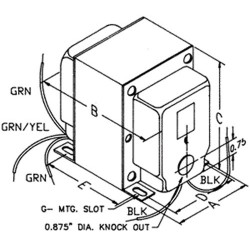 HAMMOND TRANSFO ALIMENTATION UNIVERSEL