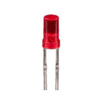DIODES LEDS CYL TETE PLATE