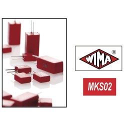 WIMA CONDENSATEUR MKS02  63V 100NF 2,5mm