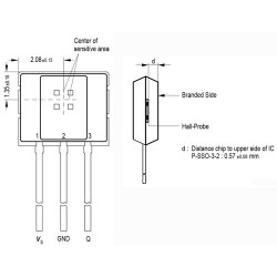 TLE4935L CAPTEUR EFFET HALL