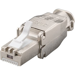 FICHE RJ45 AUTOMATIQUE CAT6A METALIQUE