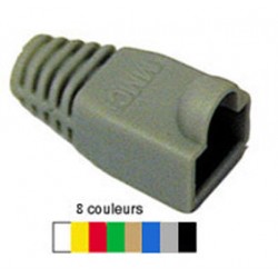 MANCHON BEIGE POUR FICHE 8P8 RJ45