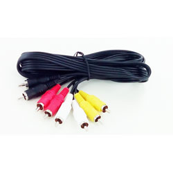 CORDON AUDIO 4 RCA MALE/4 RCA MALE 1m20