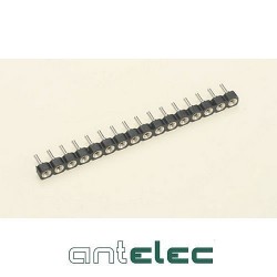 ANTELEC BARRETTE TULIPE 1x20 2,54mm BAS