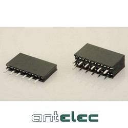 ANTELEC BARRETTE 2x7 HE14 FEM 0,64 2,54