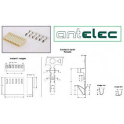 CONNECTEURS FEMELLES A SERTIR 2.54 10C