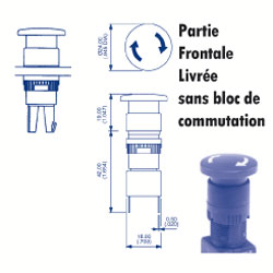 APEM PARTIE FRONTALE ARRET D'URGENCE