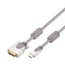 CORDON HDMI- DVI-D GOLD MALE-MALE 1M50