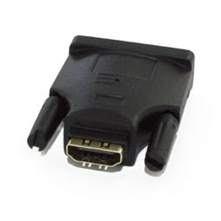 ADAPTATEUR HDMI FEMELLE VERS DVI D MALE