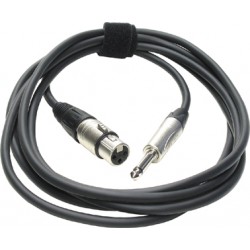 CORDON JACK MONO M / XLR FEMELLE 12m