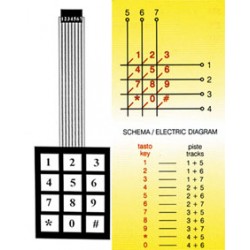 CLAVIER SOUPLE 12 TOUCHES