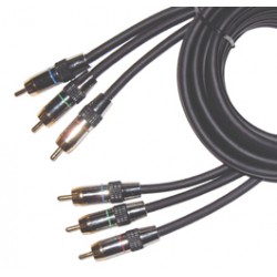 CORDON 3 RCA MALE 75 Ohms 10m