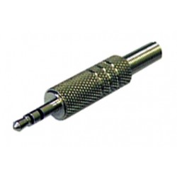 FICHE JACK 3.5mm MALE STEREO NICKEL