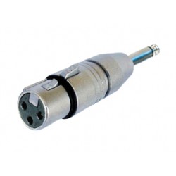 ADAPTATEUR XLR FEM VERS JACK MALE