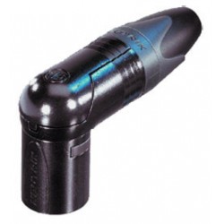 FICHE XLR MALE STD 4br COUDEE NEUTRIK