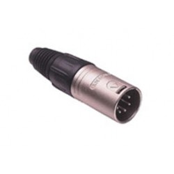 FICHE XLR MALE STD NEUTRIK 6 CONTACTS