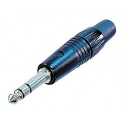 FICHE JACK MALE 6.35mm STEREO PC NEUTRIK