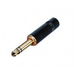 FICHE JACK MALE DOREE 6,35 STEREO NEUTRI