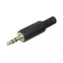 FICHE JACK 3.5mm MALE STEREO PLASTIQUE