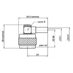 N 50R A SERTIR POUR CABLE  5mm