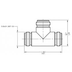 ADAPTATEUR N FEMELLE/FEMELLE/FEMELLE T