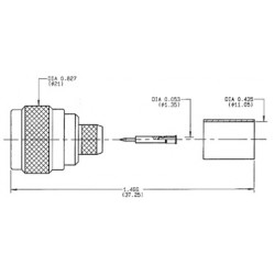 N 75R A SERTIR POUR CABLE  10mm