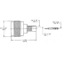 N 75R A SERTIR POUR CABLE  6mm