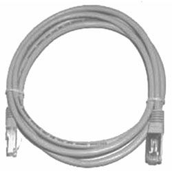 CORDON RJ 45 NON BLINDE 3M GRIS