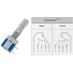 COMMUTATEUR ROTATIF 5 POSITIONS