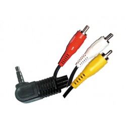 CORDON JACK 4 CONTACTS M/3 RCA MALE 1m20