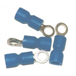 10 COSSES A PLAGE RONDE BLEU  4 mm