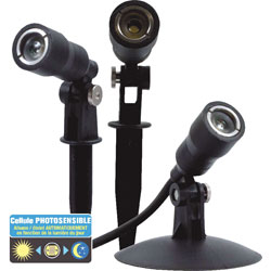 ELECTRIS PACK 3 SPOTS LED ETANCHES 1W