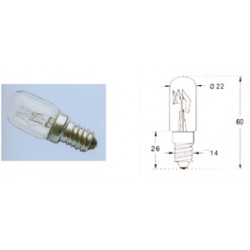 LAMPE E14 TUBE  12V  15W