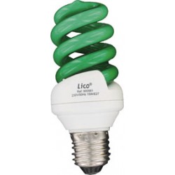 LAMPE ECONOMIE ENERGIE HELITRON 11W VERT