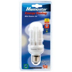 MEMOSTAR LAMPE ECO 4U 15W E27