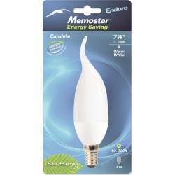 MEMOSTAR LAMPE ECO CANDLE 7W E14