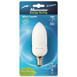 MEMOSTAR LAMPE ECO MICRO CANDLE 7W E14