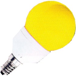 LAMPES 18 LEDS E27 JAUNE 230VAC