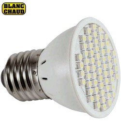 LAMPE 48 LEDs 3W E27 BLANC CHAUD