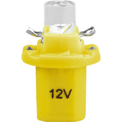 LAMPE A LEDs BAX8.5 12V JAUNE
