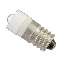 LAMPES A LEDs E10 12V BLANC