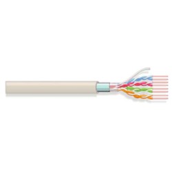 CABLE RESEAU 4 PAIRES CAT 5E RIGIDE