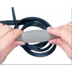 GAINE TRESSEE PLIOSIL-PET 5 mm NOIR