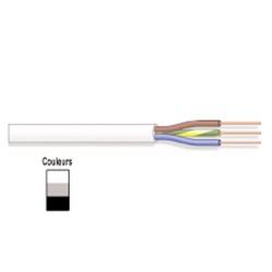 CABLE ELECTRIQUE 3 x 1.50mm NOIR