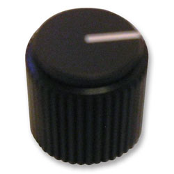 BOUTON POUR AXE DE 6 mm NOIR