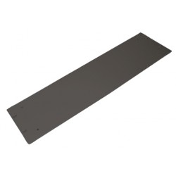 FACADE RACKS 19" EPAISSEUR 3mm 1U NOIR