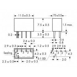 FILTRE CERAMIQUE 450 KHZ SFR 450 F